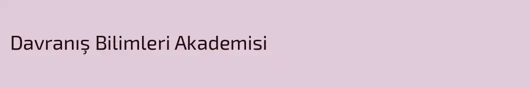 Davranış Bilimleri Akademisi